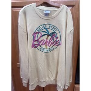 Barbie Malibu Beach California Crewneck Sweatshirt, size XL